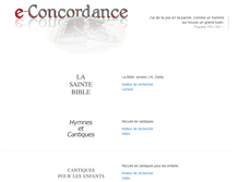 Tablet Screenshot of e-concordance.org